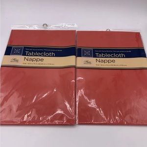 Red Tablecloths